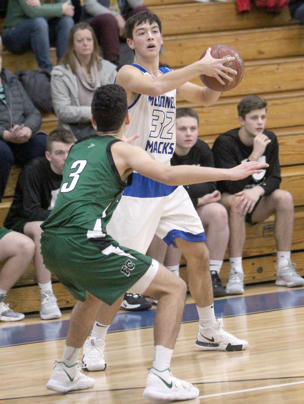 Fall Creek at McDonell boys basketball 12-20-19